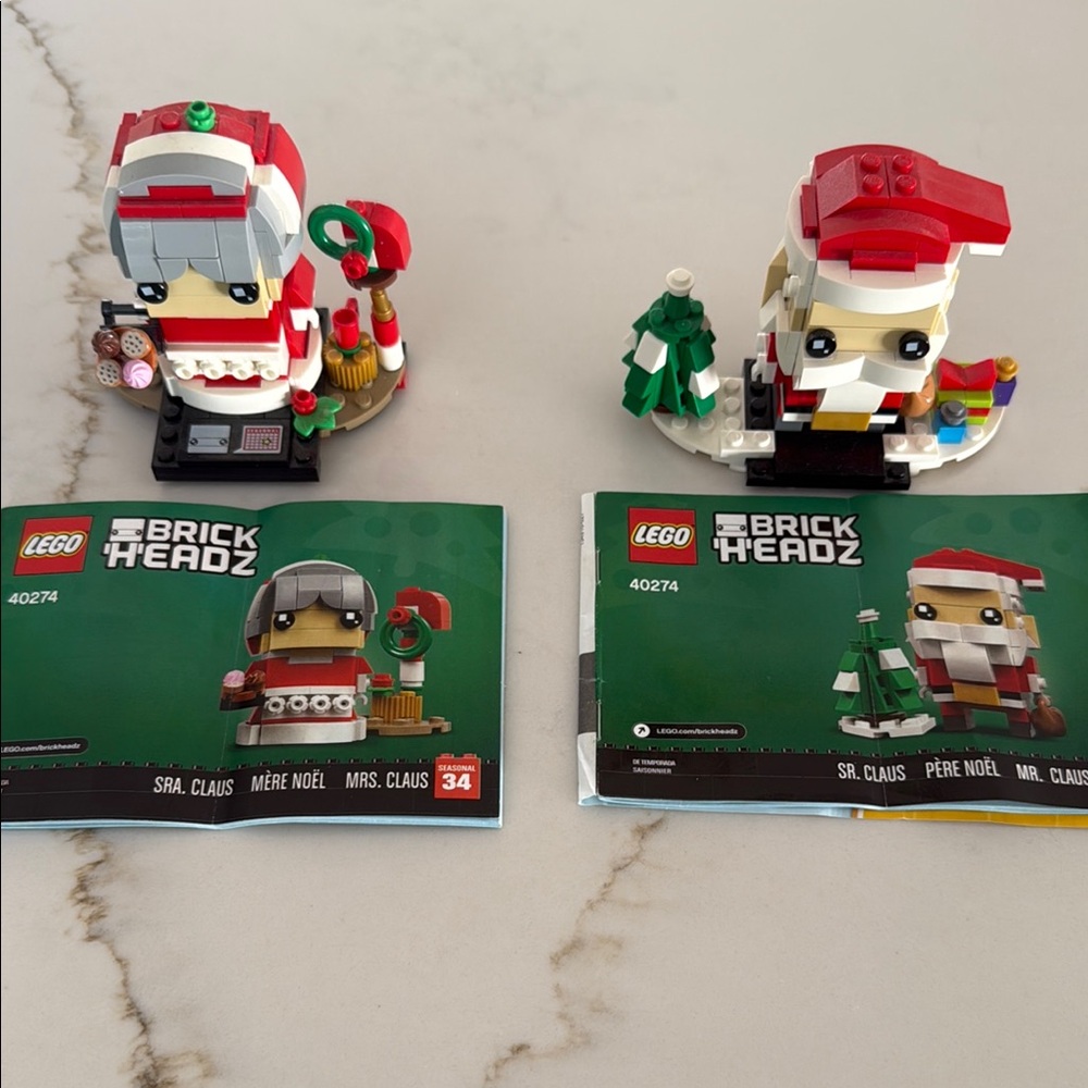 Lego Red and Green Building Set